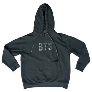 BTS Black Map of the Soul Tour Official K-Pop Pullover Hoodie Sweatshirt Size M